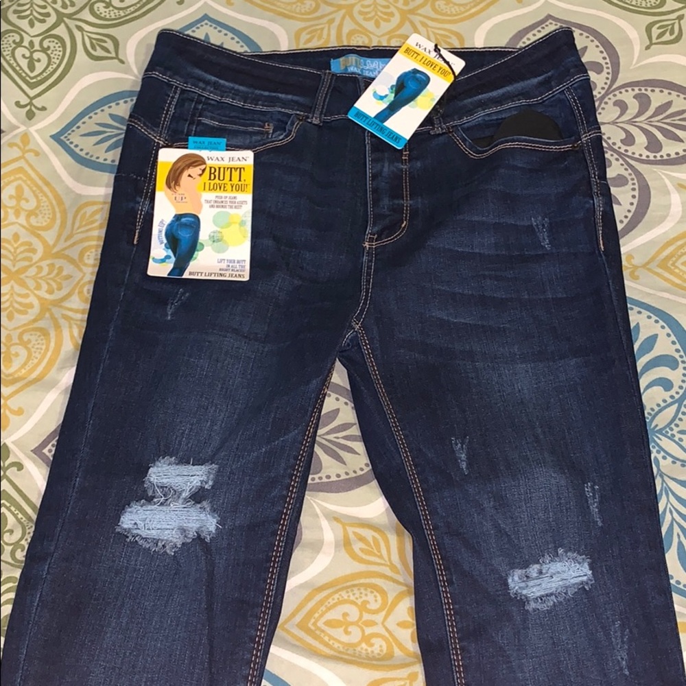 Dark Denim Skinny Jeans , Never worn